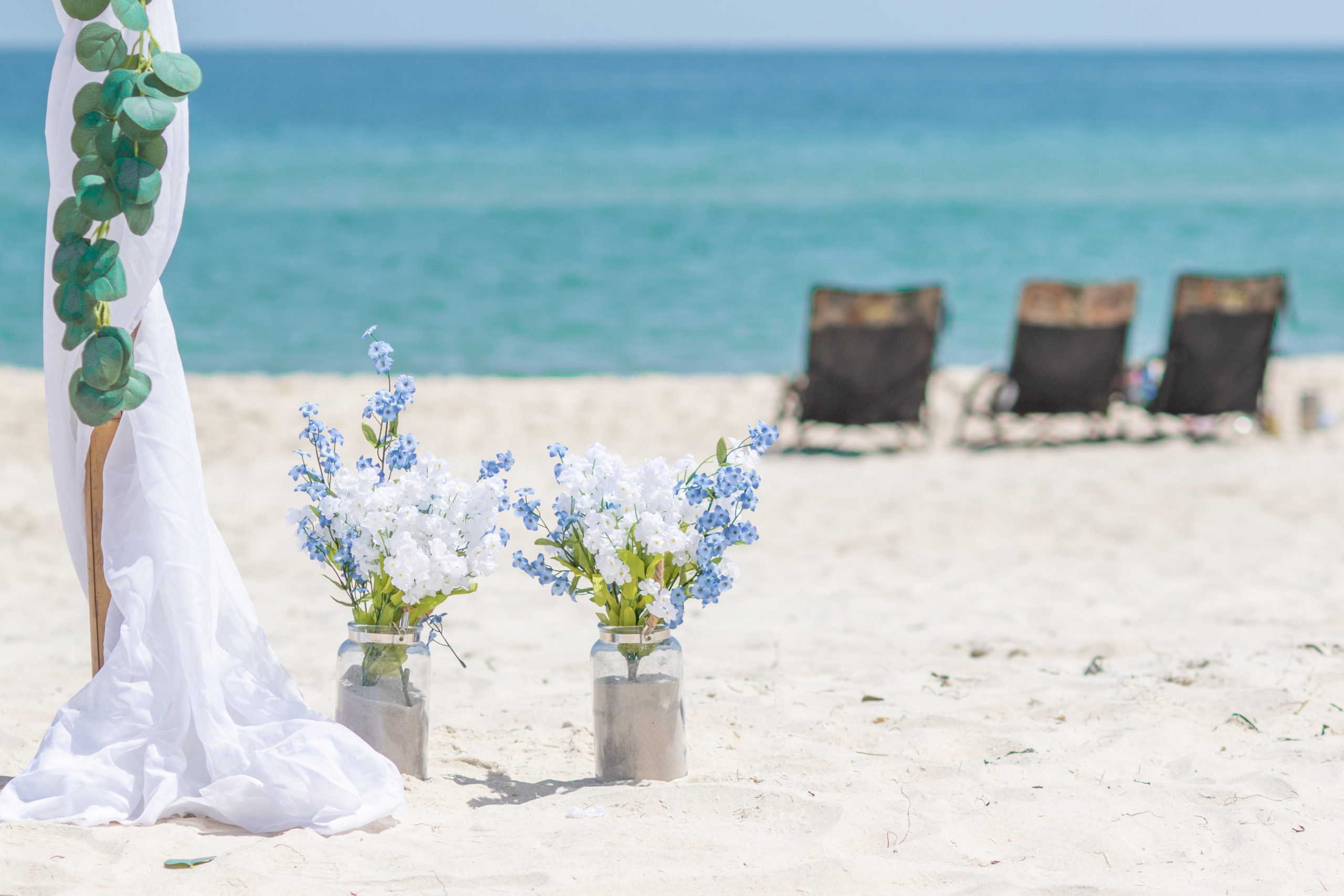 Mandy + Jonathan | St George Island Beach Elopement