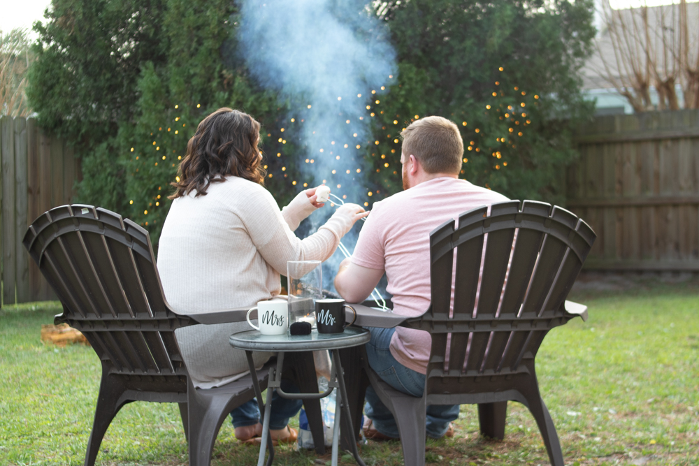 Grayson + Ray | South Georgia Campfire Engagement Session